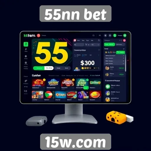 Usabilidade e design da plataforma 55nn bet
